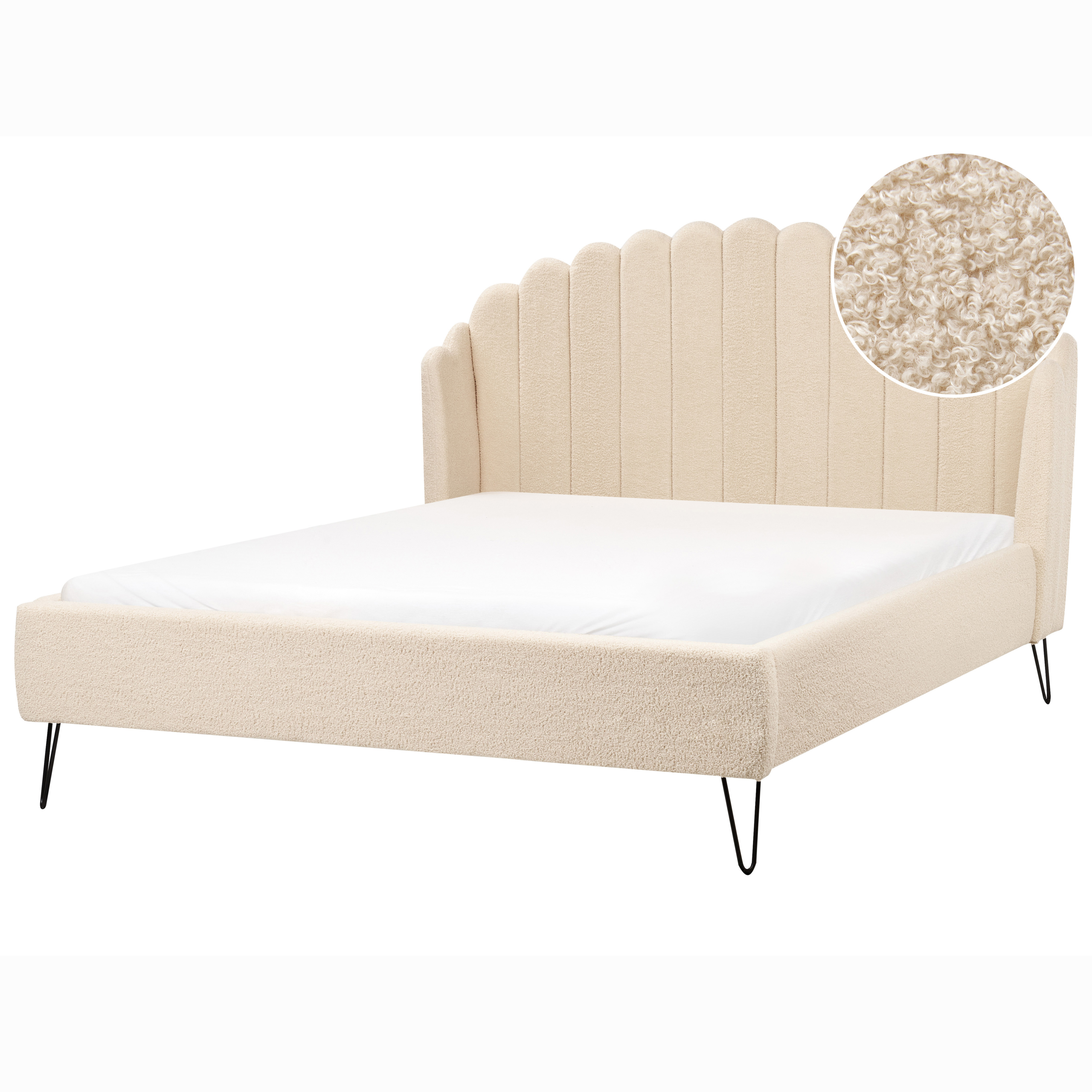 Seng Boucle AMBILLOU 160 x 200 cm Beige