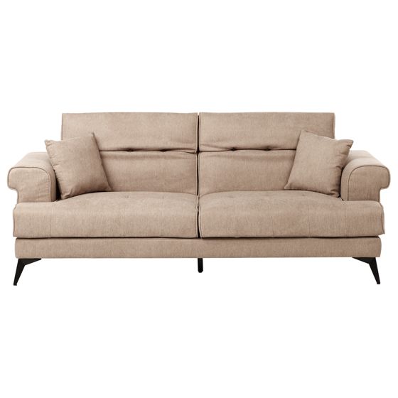 Sofa 3 personers SKIVE Lysebrun