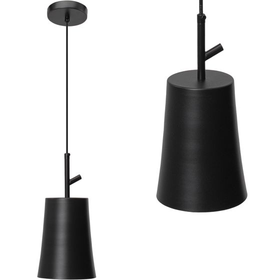 TOOLIGHT hængende loftlampe APP1034-1CP Sort 17x13x107cm