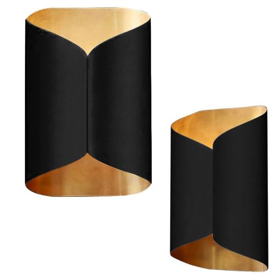TOOLIGHT væglampe APP1055-1W Sort 10,5x16x25,5cm