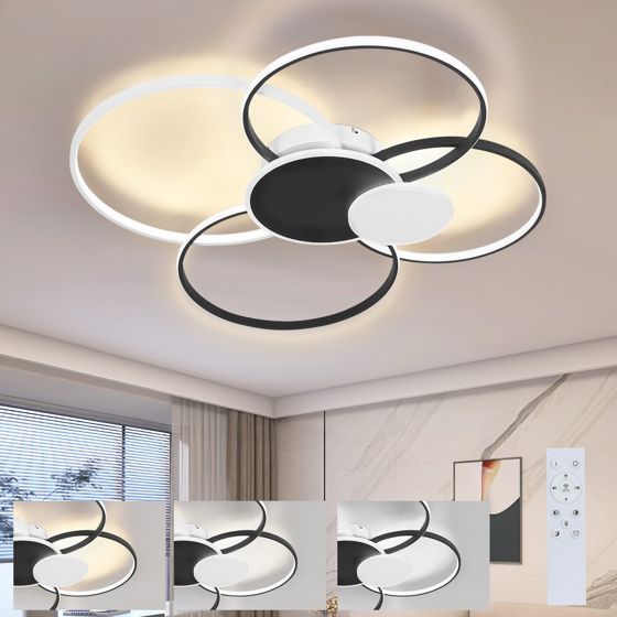 NETTLIFE LED - loftlampe til stuen - stor, moderne stuelampe, 94 cm, dæmpbar 72 W