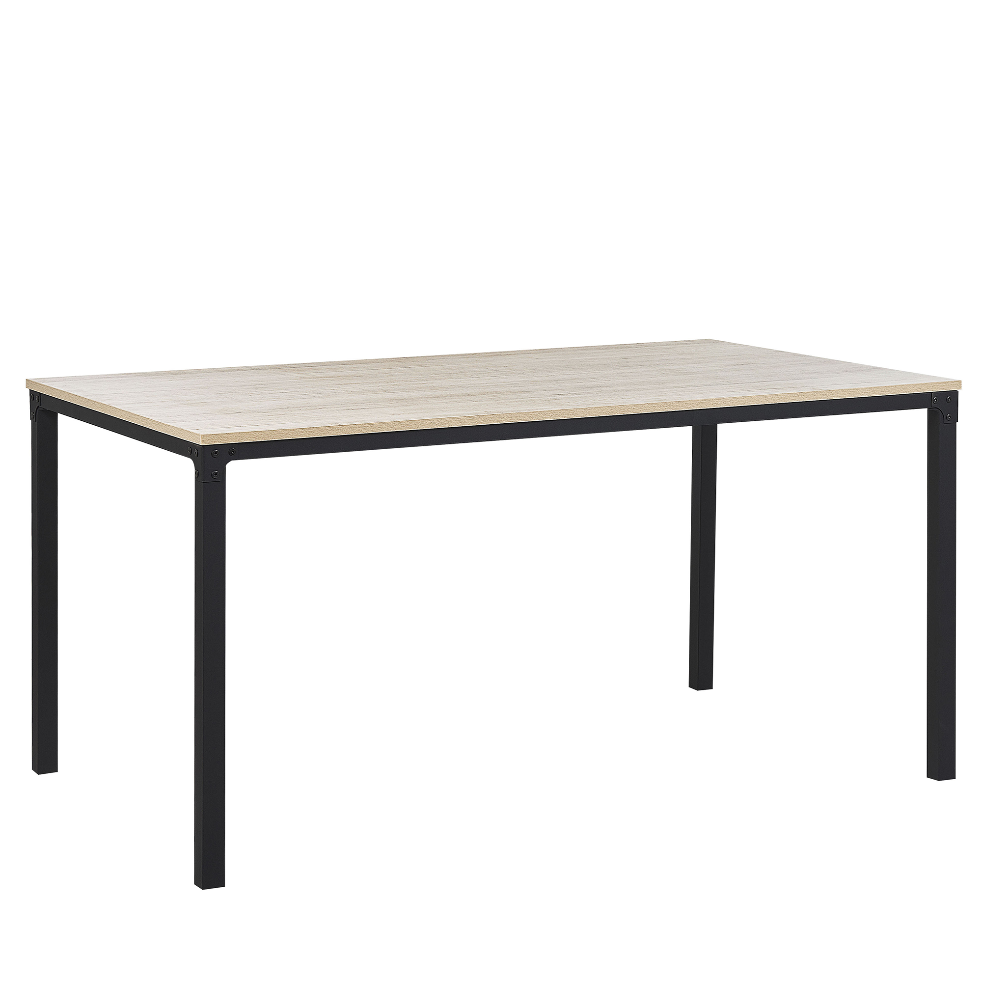 Spisebord HOCKLEY Lysebrun 150 cm 90 cm
