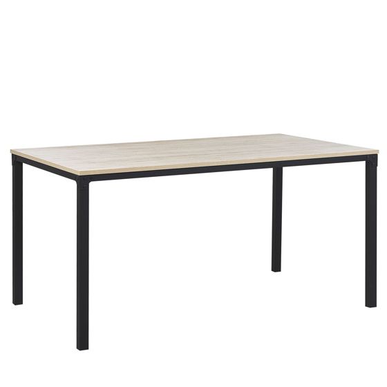 Spisebord HOCKLEY Lysebrun 150 cm 90 cm