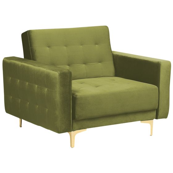 Lænestol ABERDEEN Velour Grøn