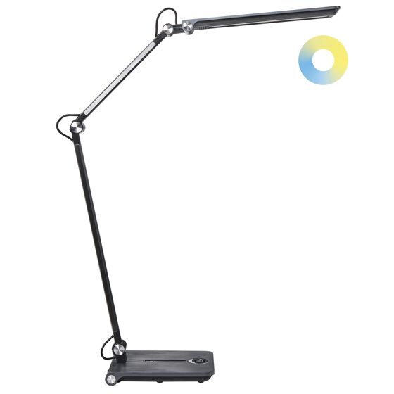 LED skrivebordslampe AQUILA Med dæmpning Grå