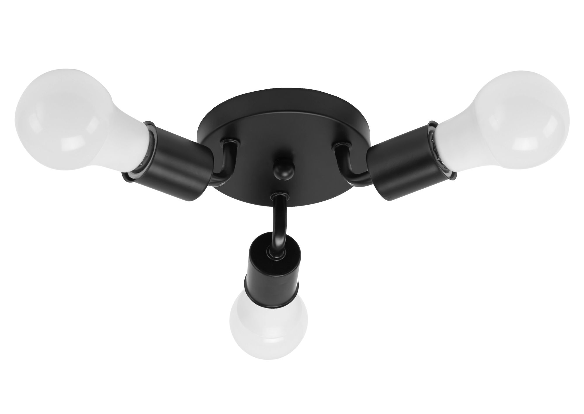 TOOLIGHT loftlampe APP701-3C Sort 20x20x8cm