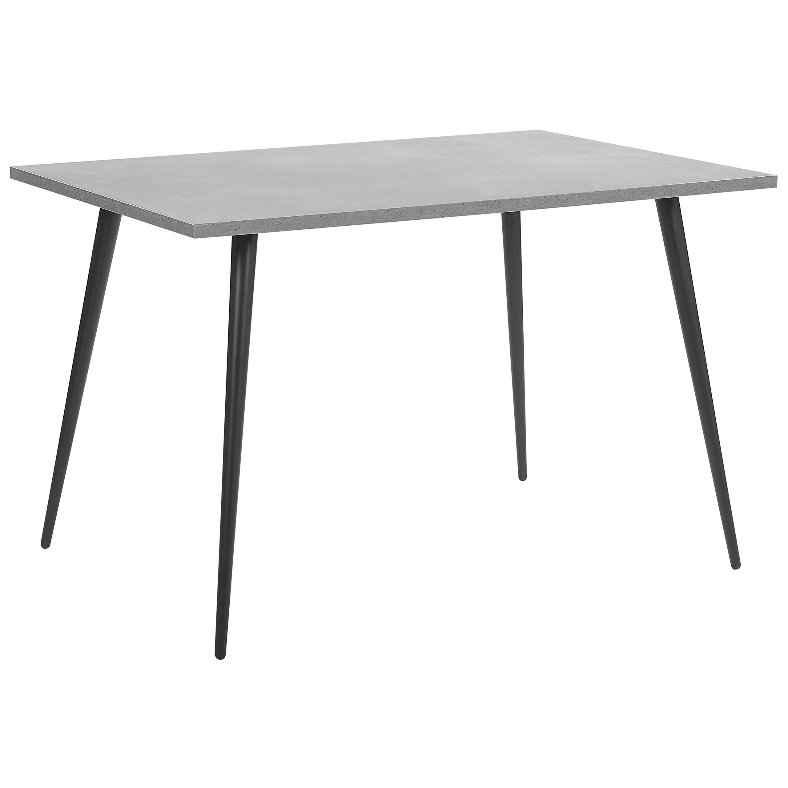 Spisebord SANTIAGO Grå betoneffekt 120 cm 80 cm