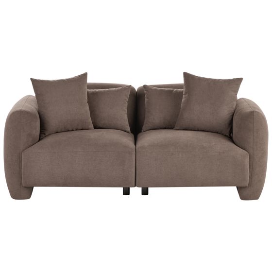 Sofa 3 personers EKENES Brun