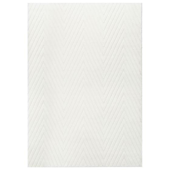 Gulvtæppe TWYNAM Cremehvid 160 x 230 cm