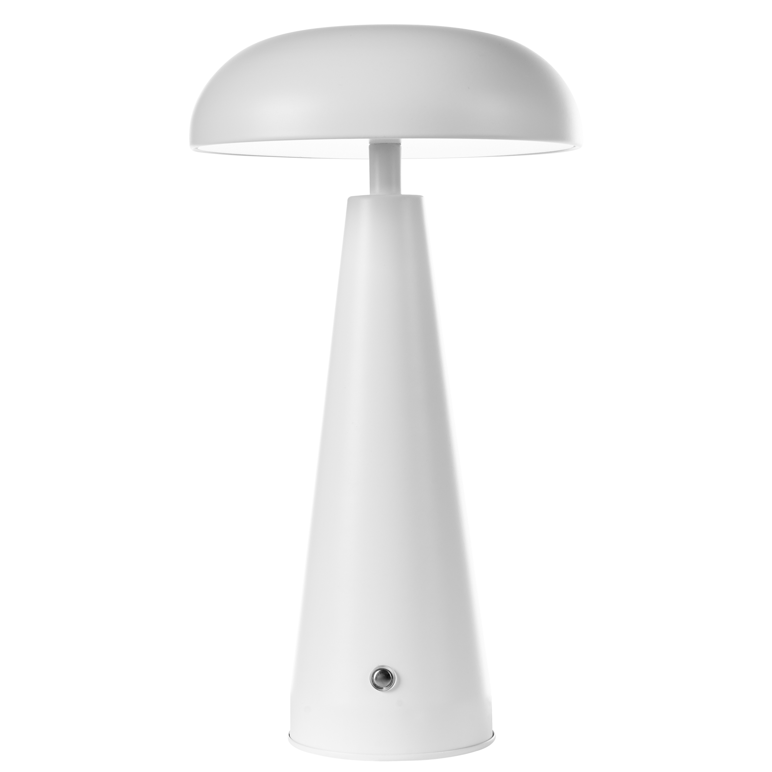 Trådløs LED-bordlampe BOCONO Med dæmpning Metal Hvid