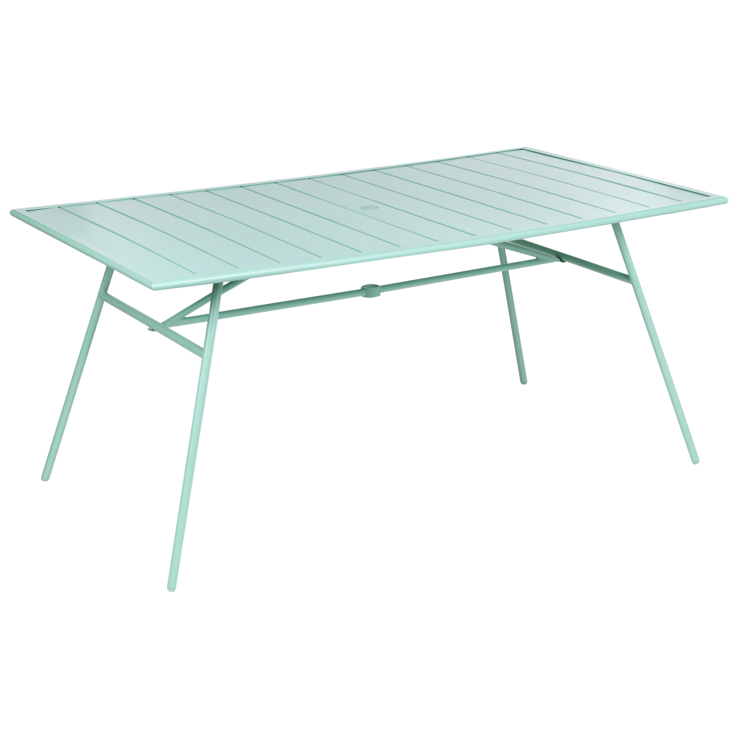 Havebord TERENZO 160 cm 90 cm Metal Mintgrøn