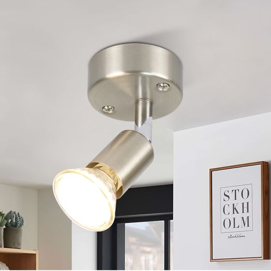 NETTLIFE justerbar LED loftspotlight GU10 1 flamme justerbare industrielle loftspotlights til stue