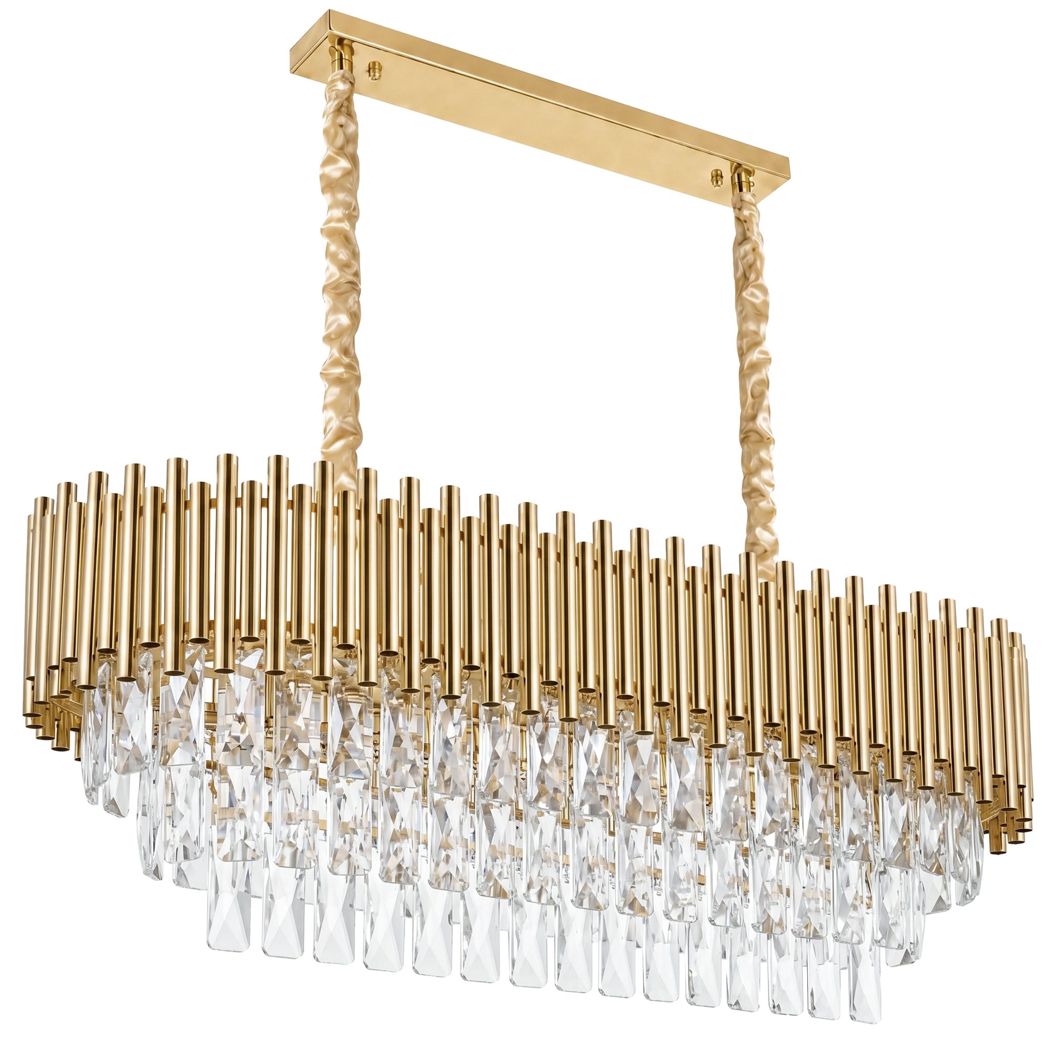 TOOLIGHT hængende loftlampe SWE105-CP Guld 76x26x73cm
