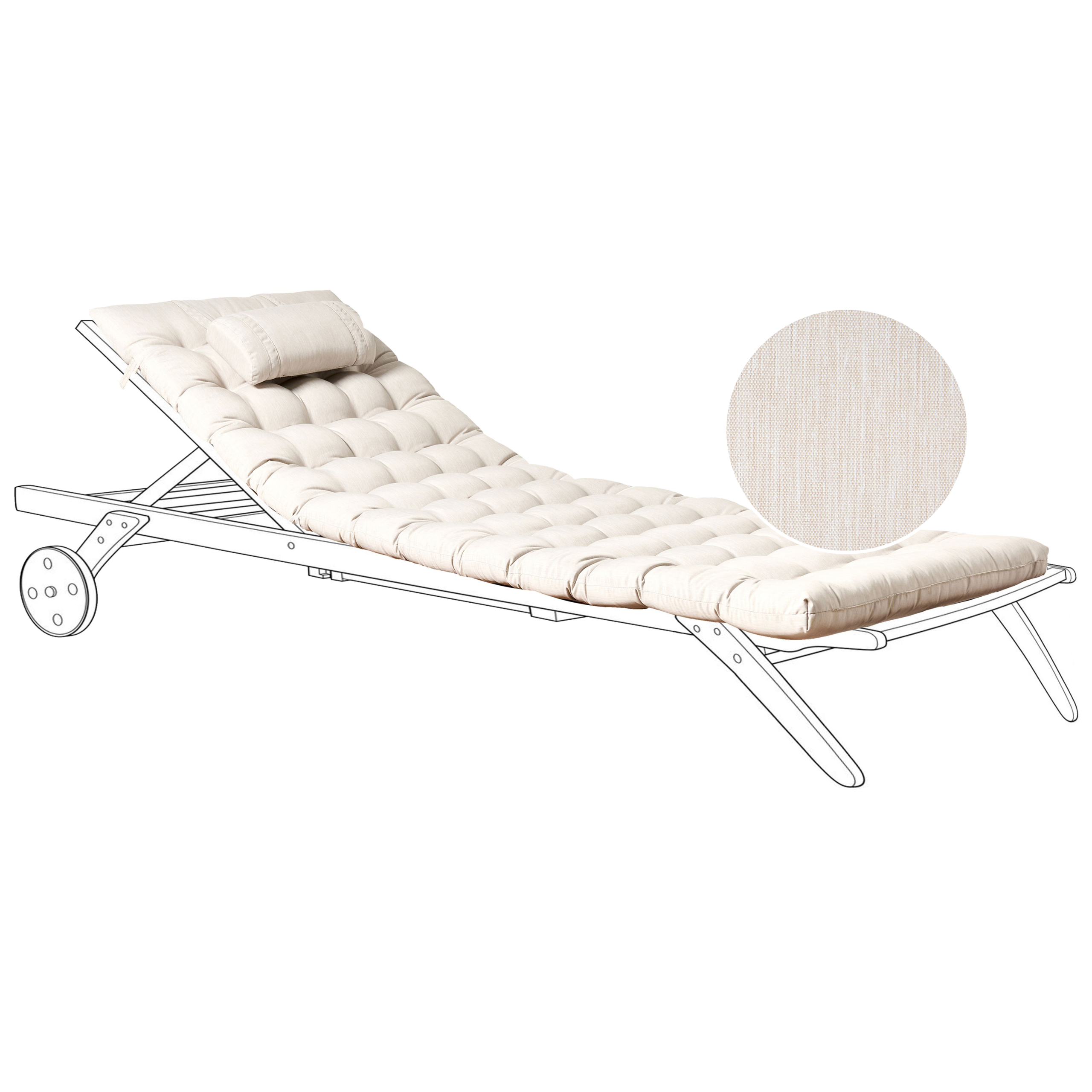 Hynde til liggestol CESANA PREMIUM 192 x 56 cm Lys Beige