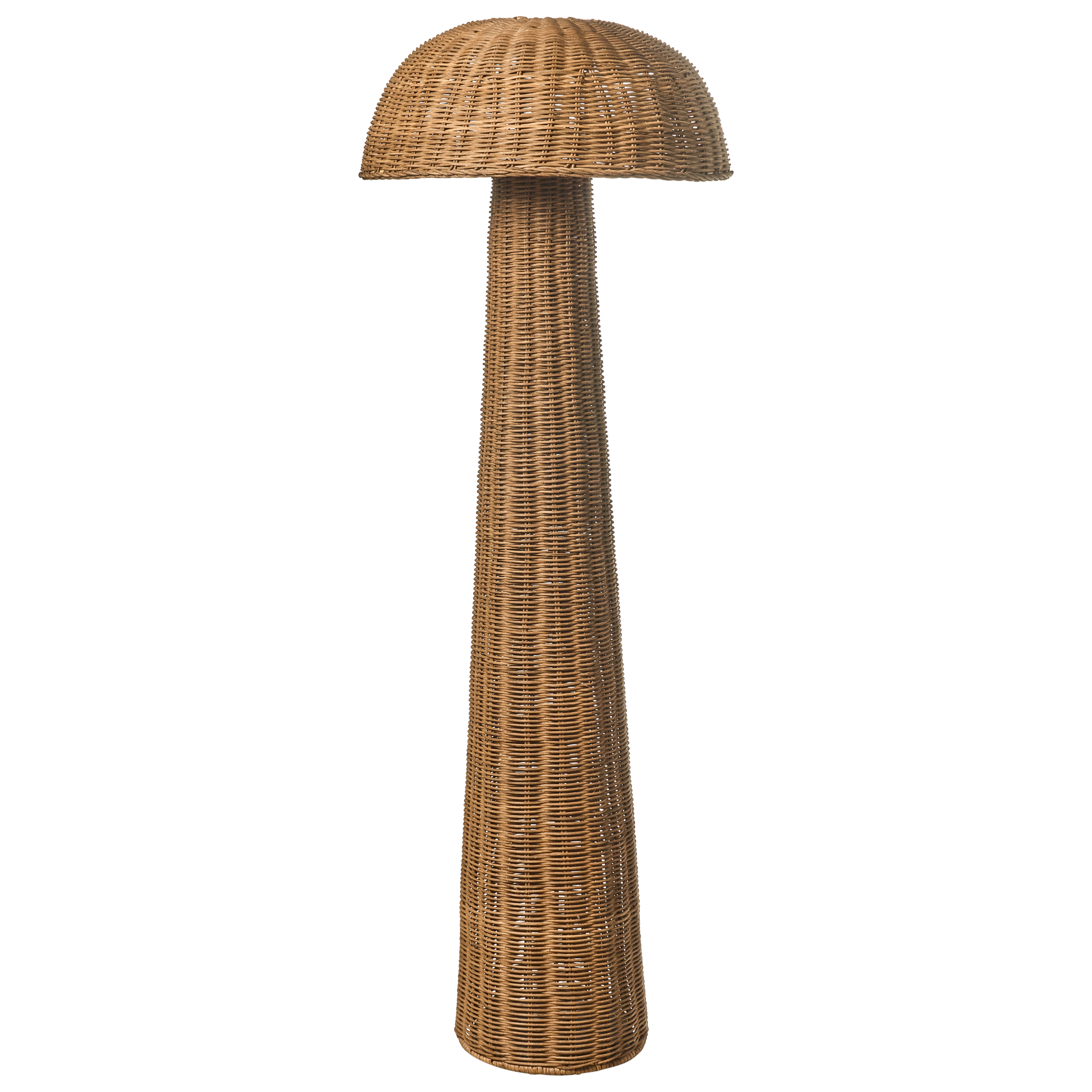 Gulvlampe ALERO Rattan Naturlig