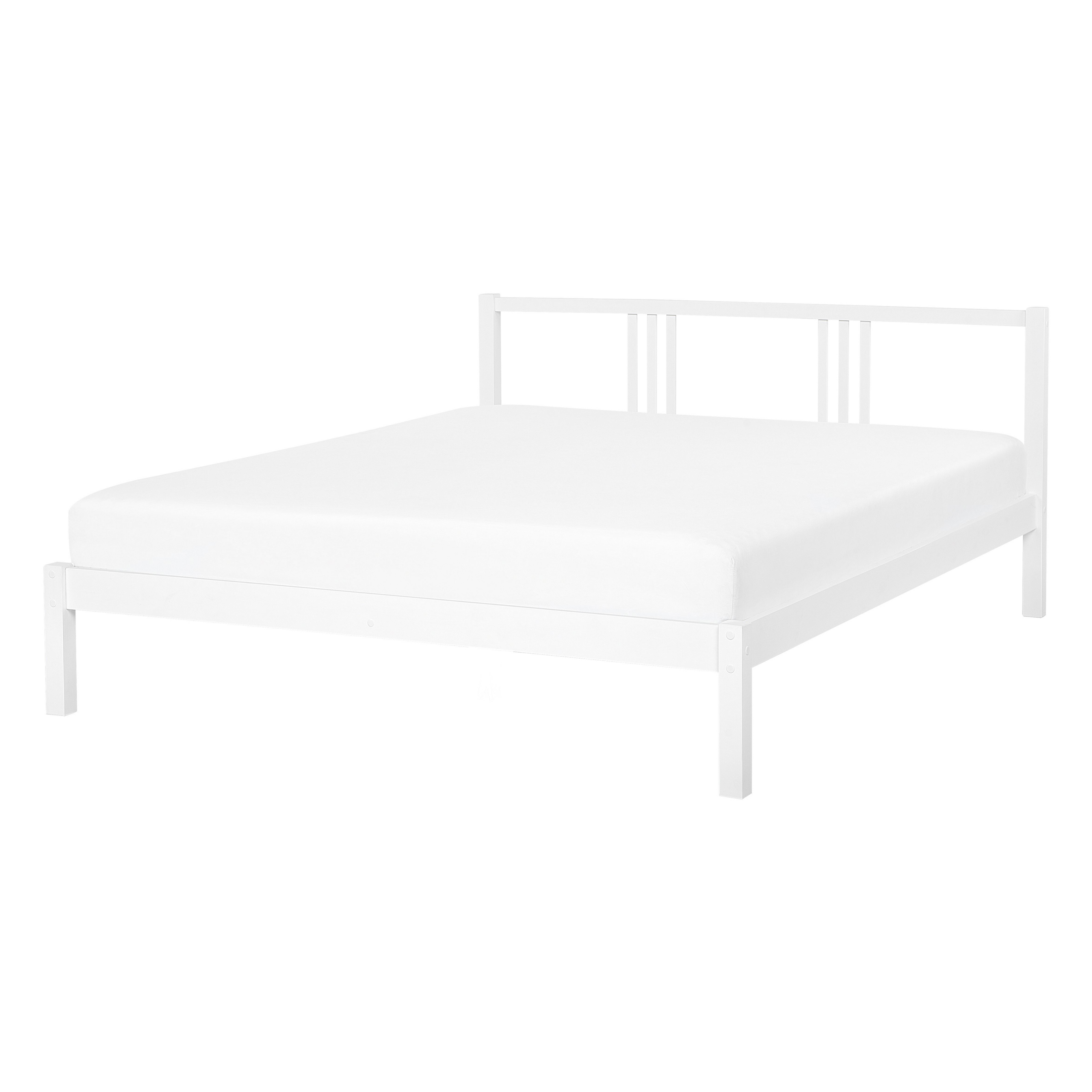 Seng Fyretræ VANNES 140 x 200 cm Hvid