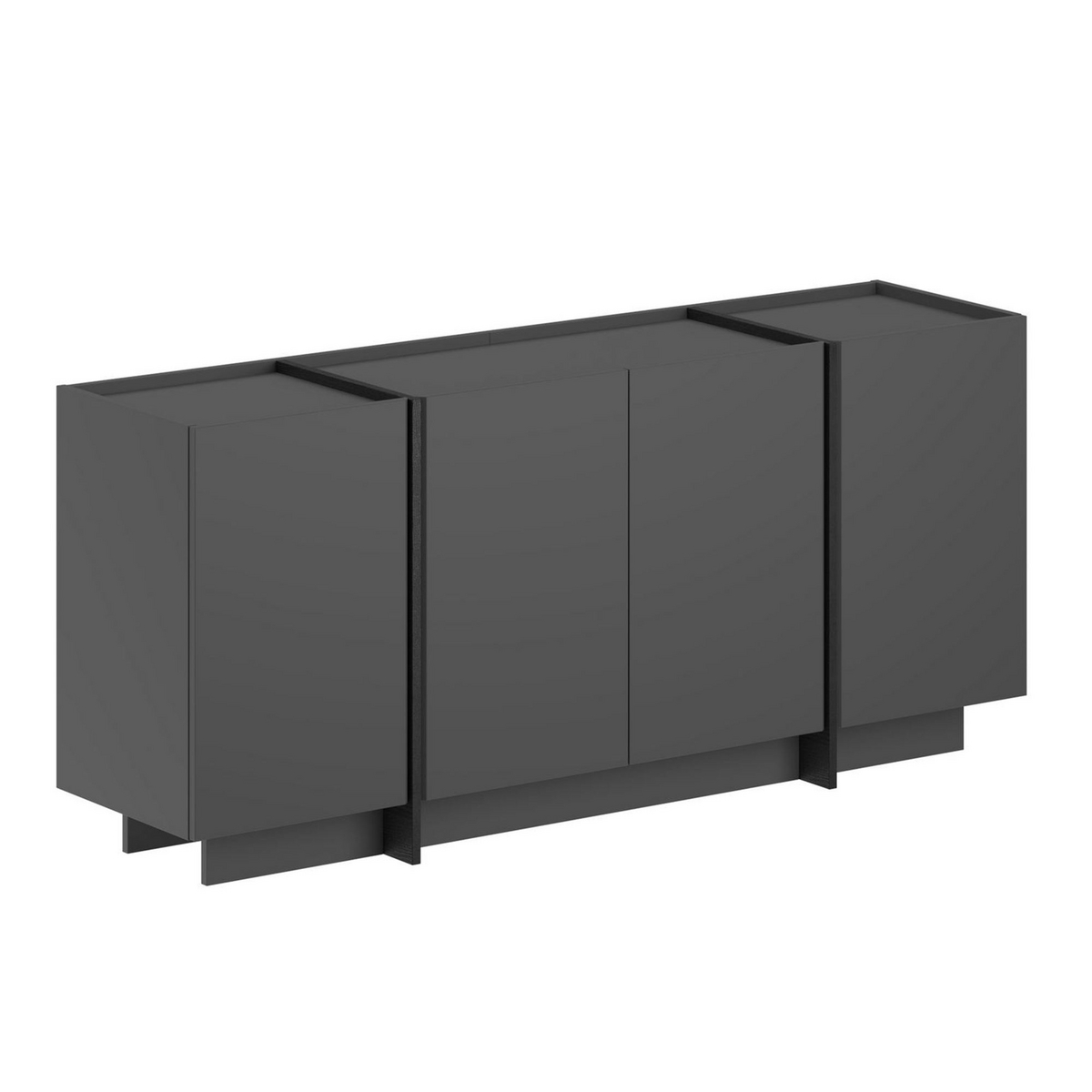 Norda Design Moderne konsolbord, 180 cm | 100% melaminbelagt, soft-close hængsler, 18 mm