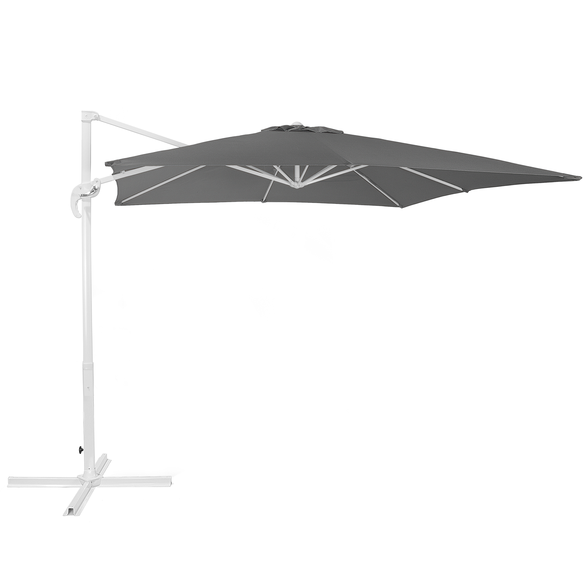 Cantilever parasol 250 cm MONZA Mørkegrå
