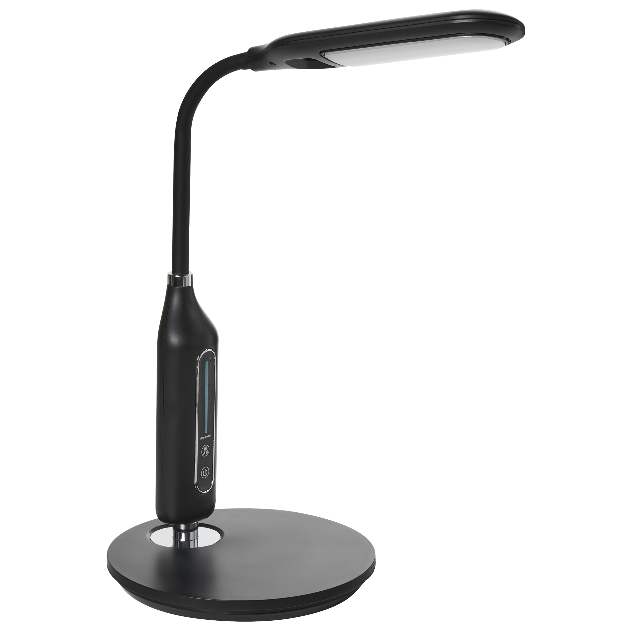 LED skrivebordslampe CYGNUS Med dæmpning Metal Sort