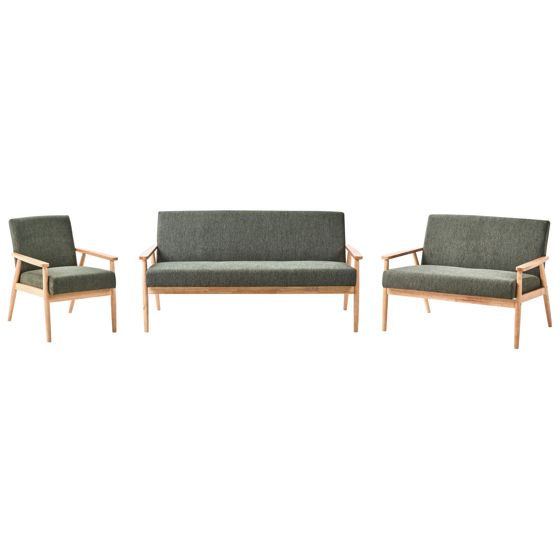Sofasæt 6 personers ESRUM Lysebrun/ Grøn