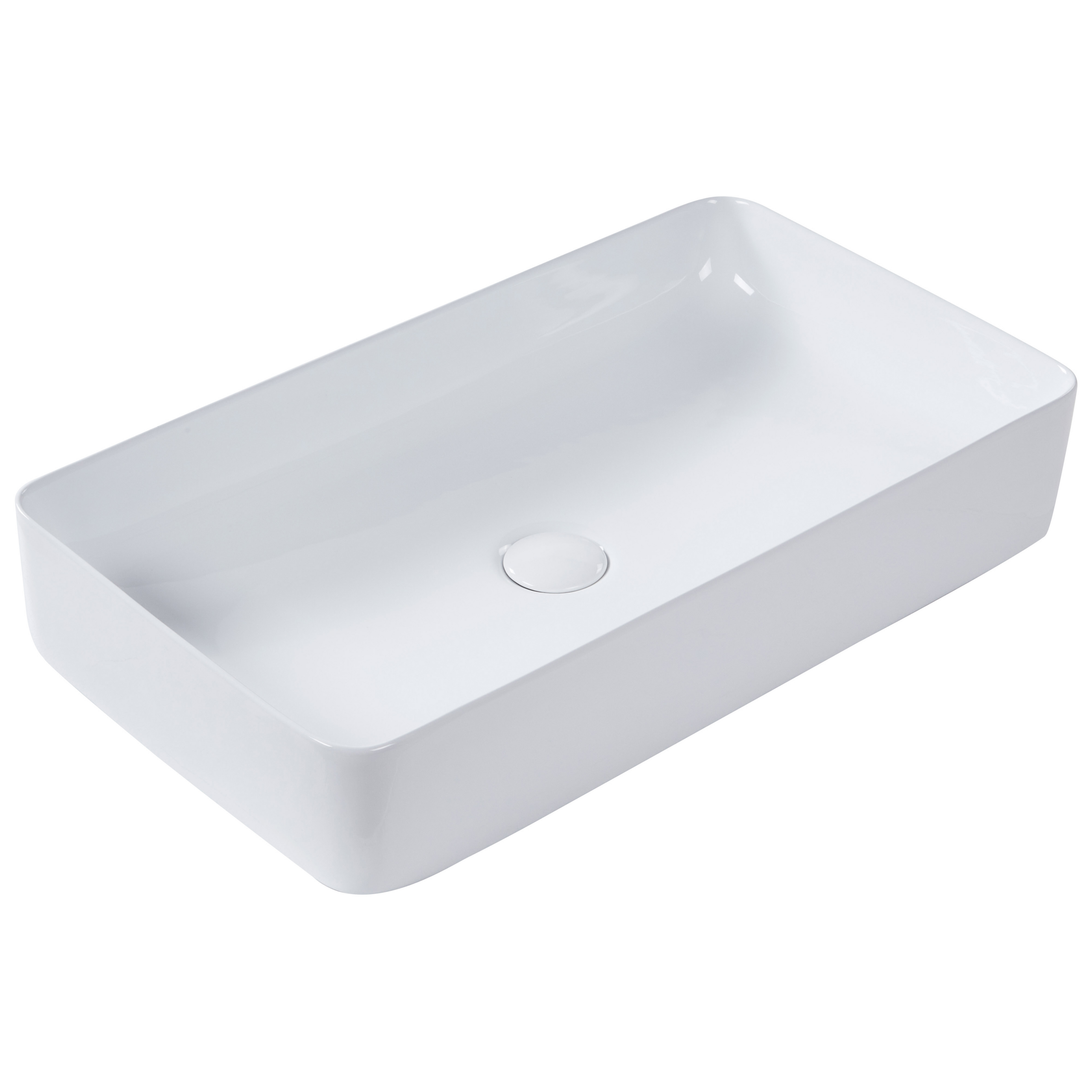 Vask til bordplade ULUA 61 x 35 cm Keramik Hvid