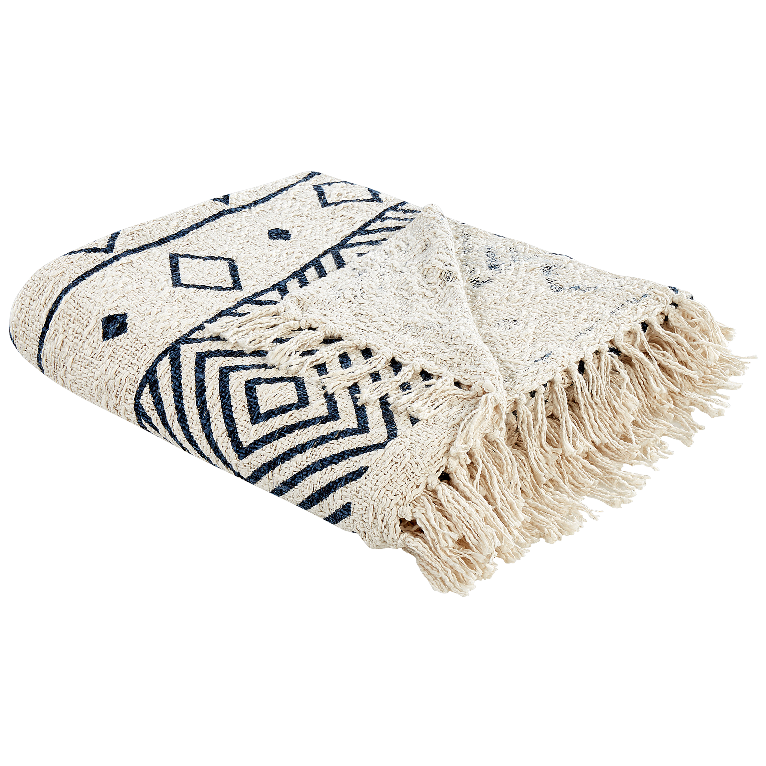 Plaid NAJUY Bomuld 200 x 220 cm Beige