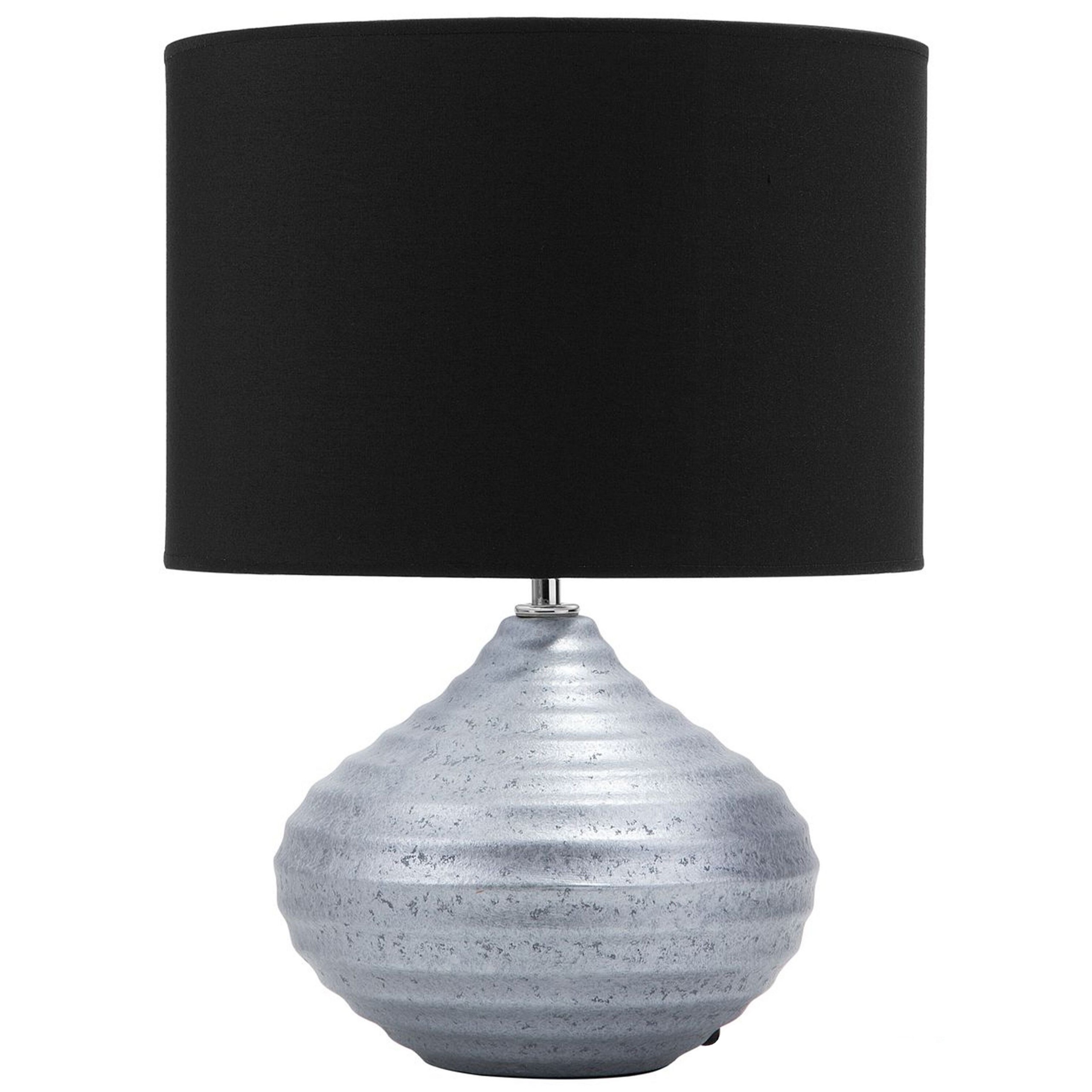Bordlampe KUBAN Keramik Sølv