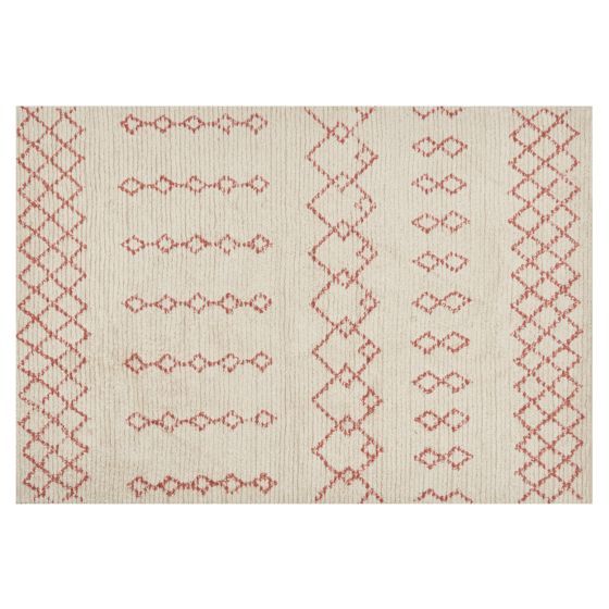 Gulvtæppe BUXAR Beige 140 x 200 cm Bomuld