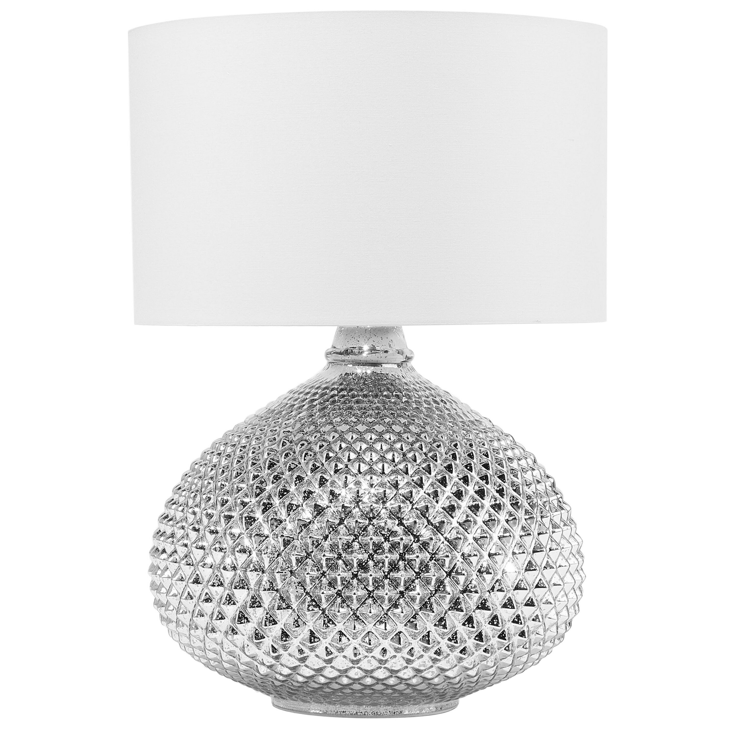 Bordlampe MADON Glas Sølv