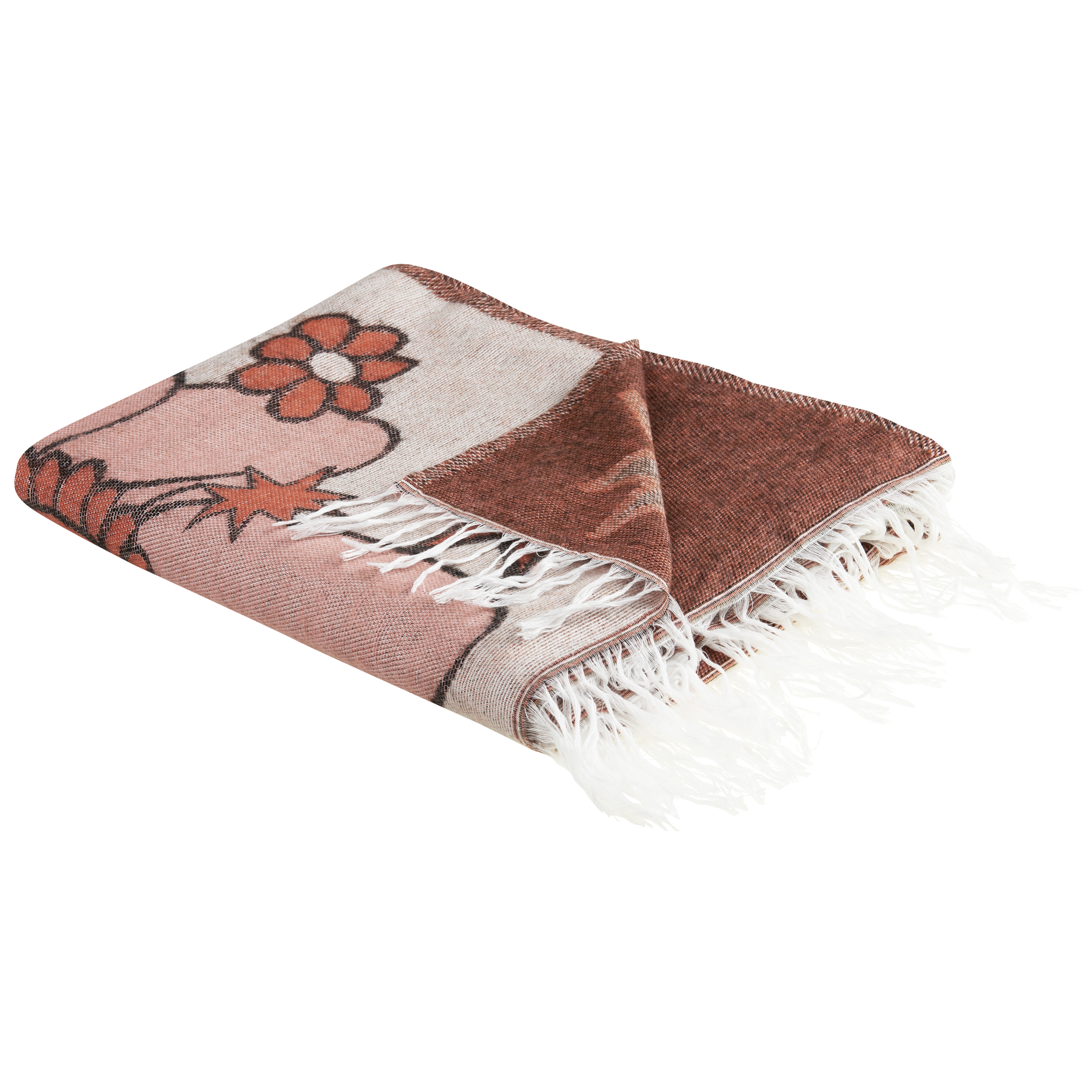 Plaid DARAU 130 x 170 cm Multifarvet