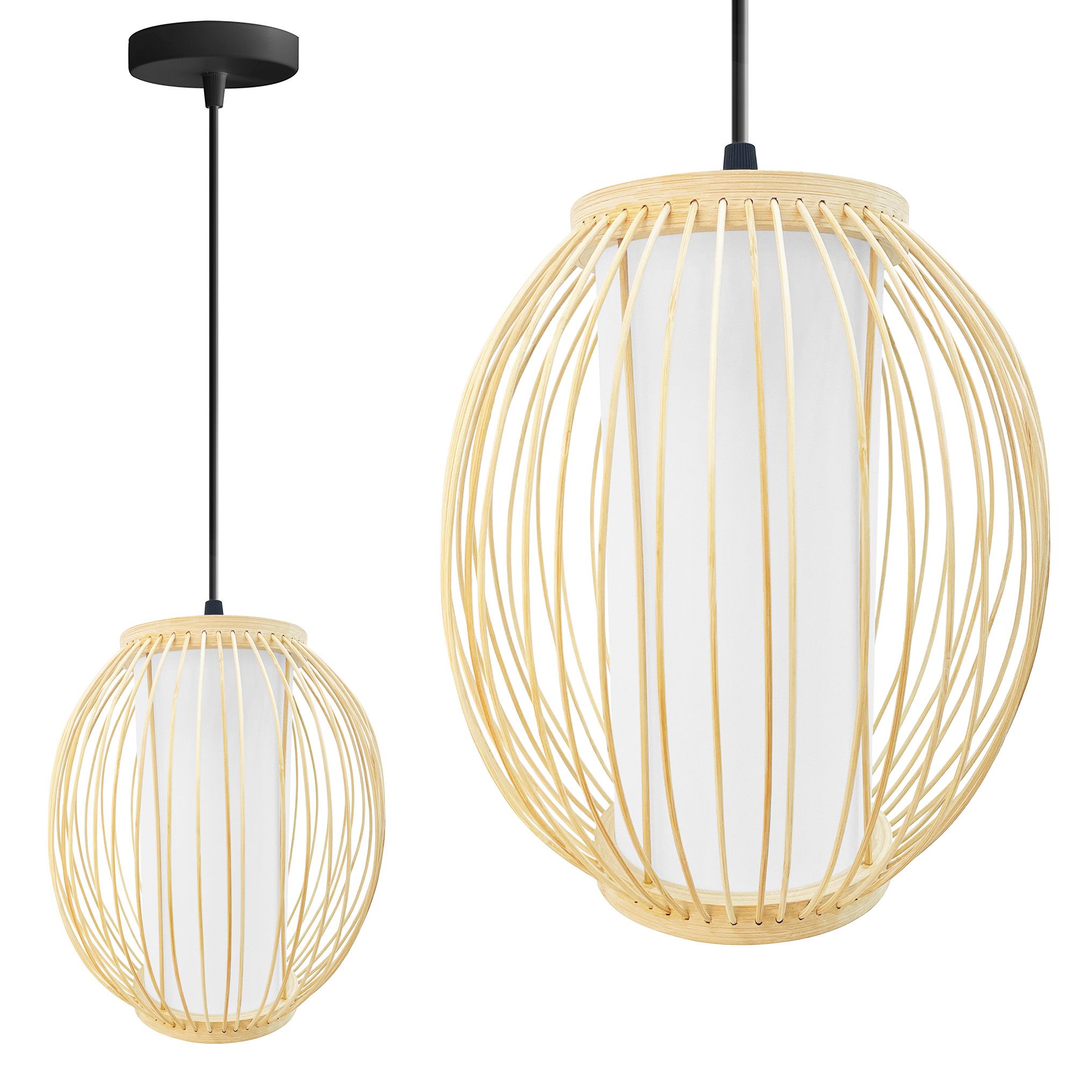 TOOLIGHT hængende loftlampe APP1634-1CP Brun 25x23x25cm