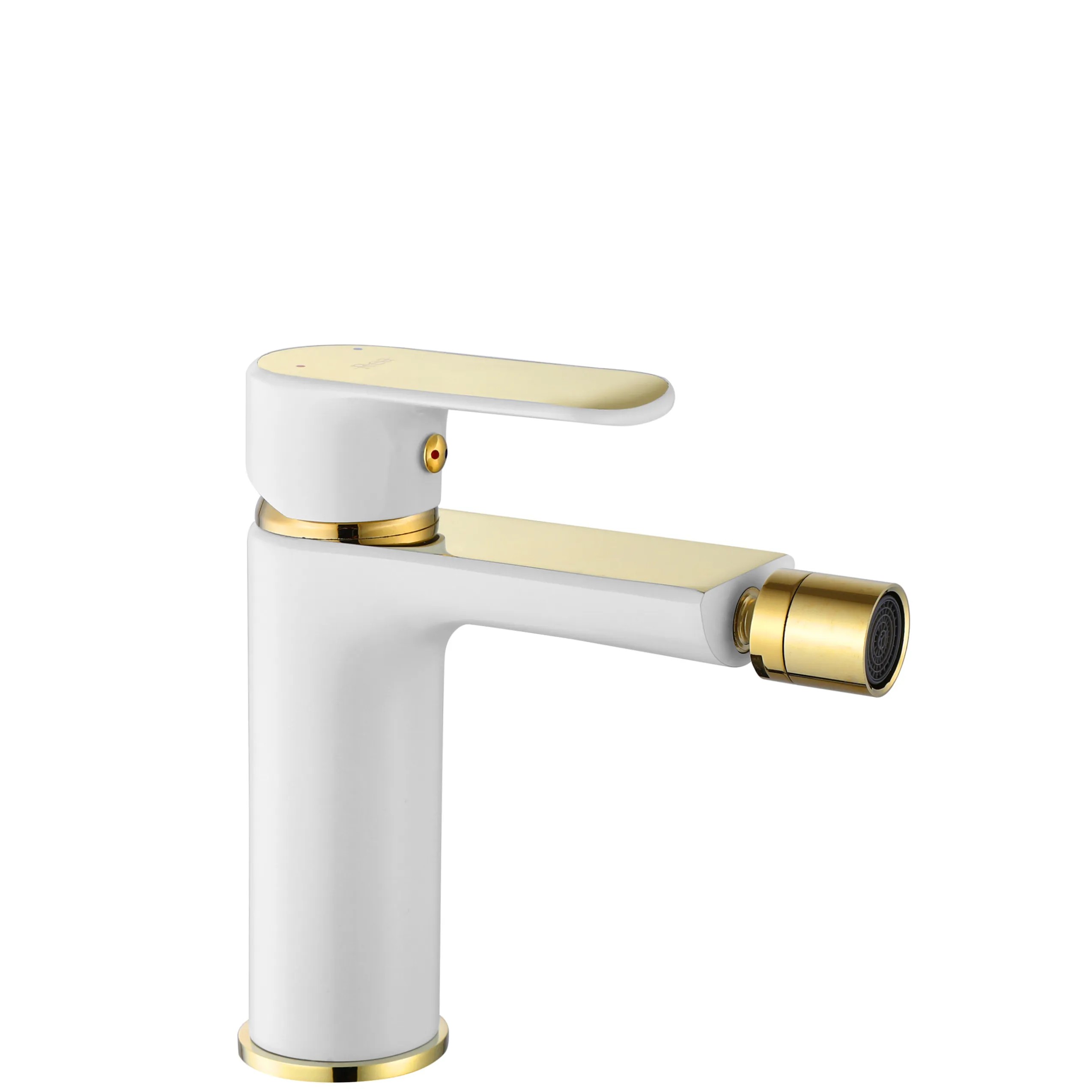 REA bidetarmatur MY1805-9WG BLOOM Hvid/Guld, 16x4,8x16cm