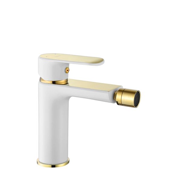REA bidetarmatur MY1805-9WG BLOOM Hvid/Guld, 16x4,8x16cm