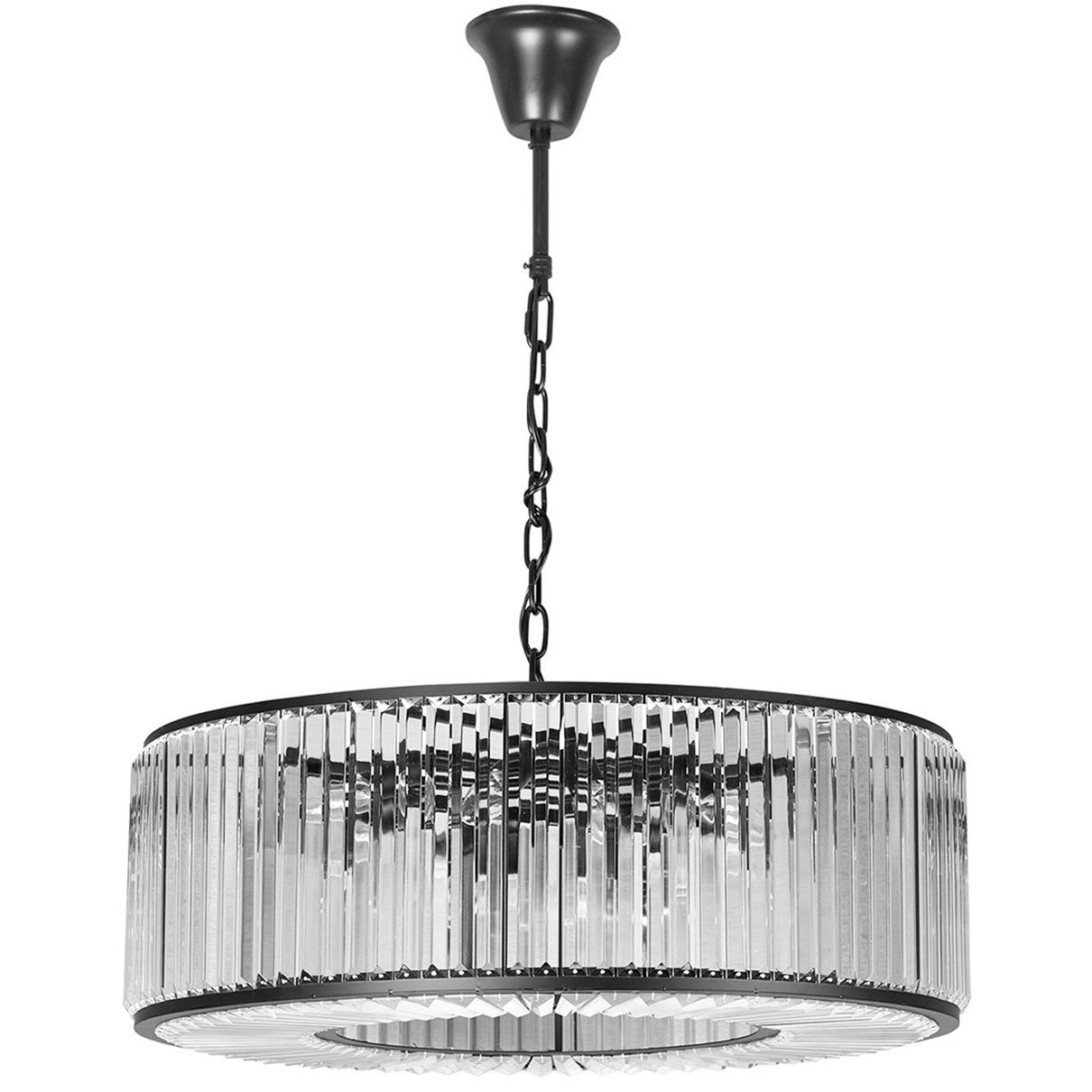 TOOLIGHT hængende loftlampe APP1651-6CP 50CM Sort 50x50x18cm