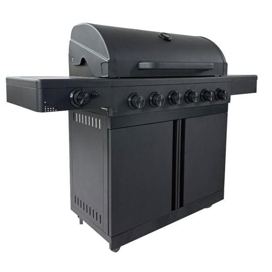 Lucifer Gasgrill Black 6+1