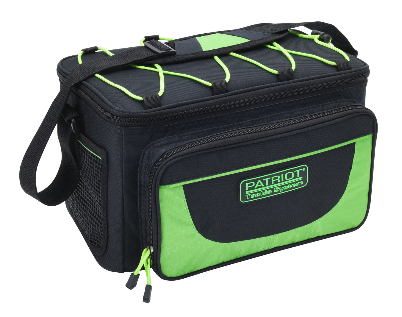 Patriot Tackle System Large grøn/sort grejtaske, inkl. 4 grejæsker i størrelse Large