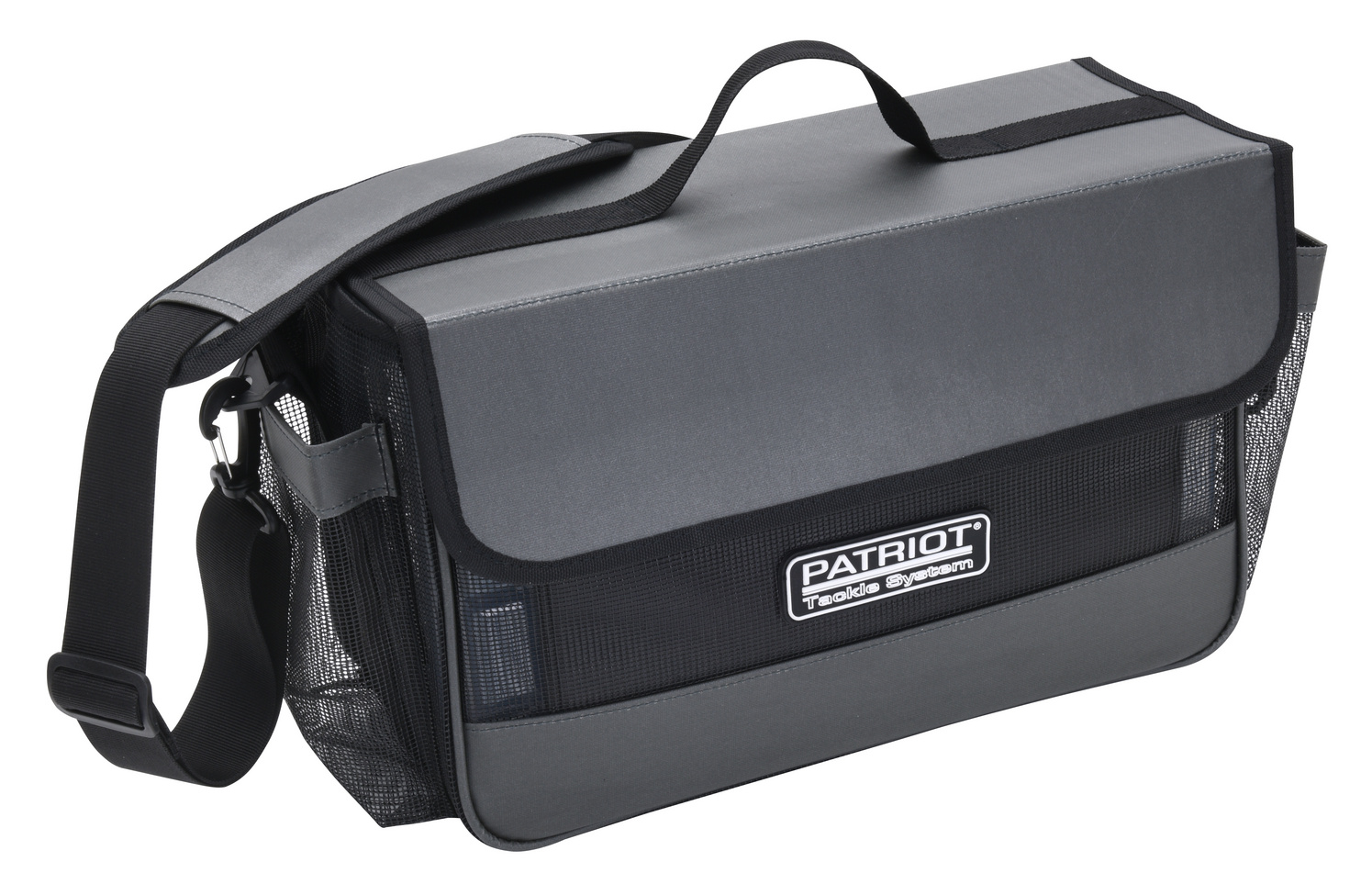 Patriot MultiBag grejtaske med jigpanel og mulighed for rælingsmontering, inkl. 3 grejæsker i størrelse Large
