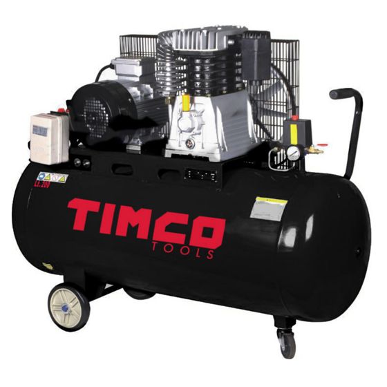 Timco remtrukken kompressor 4 HP 200 l