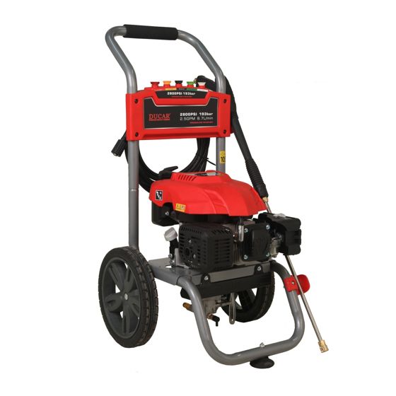 Ducar selvansugende højtryksrenser DGPW2800V 193 bar