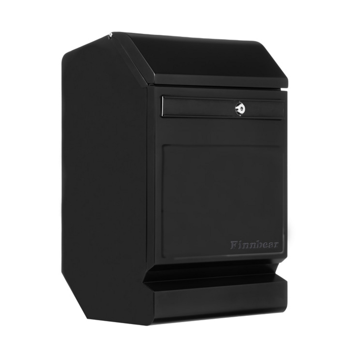 Finnbear postkasse WP sort/sort rustfrit stål