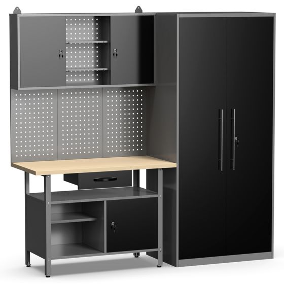 Timco værktøjsskab Pro+ 210x60x200 cm