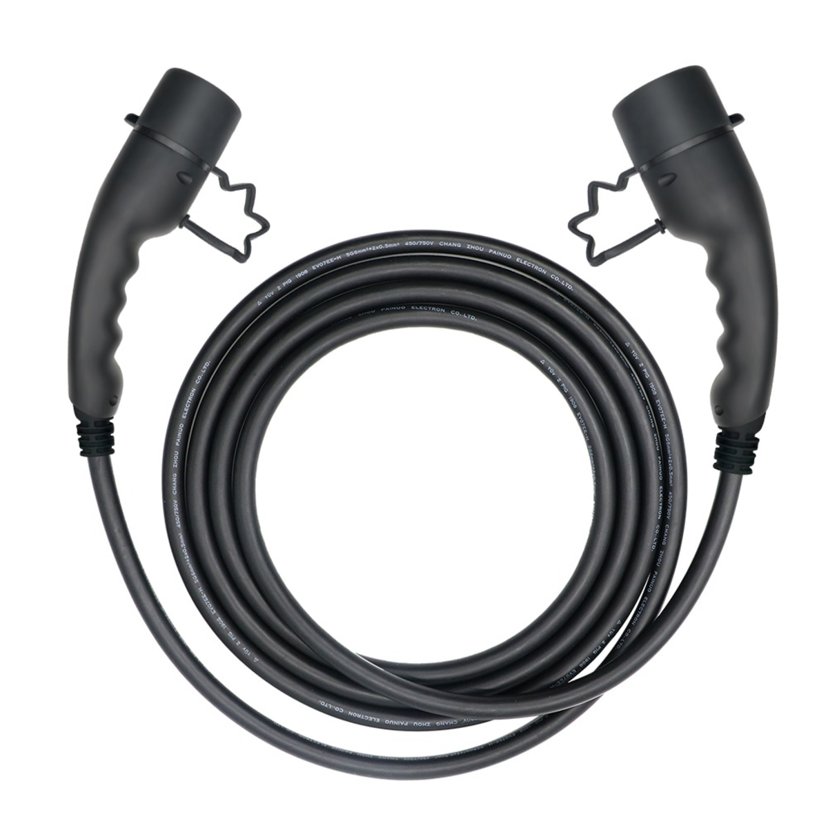 Motorwerk ladekabel til elbil Type 2 22 kW 32 A 5 m