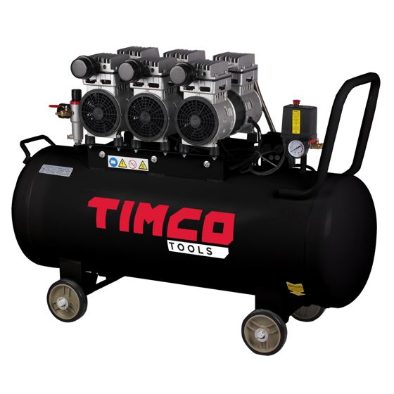 Timco oliefri kompressor 3x1 HP 100 l