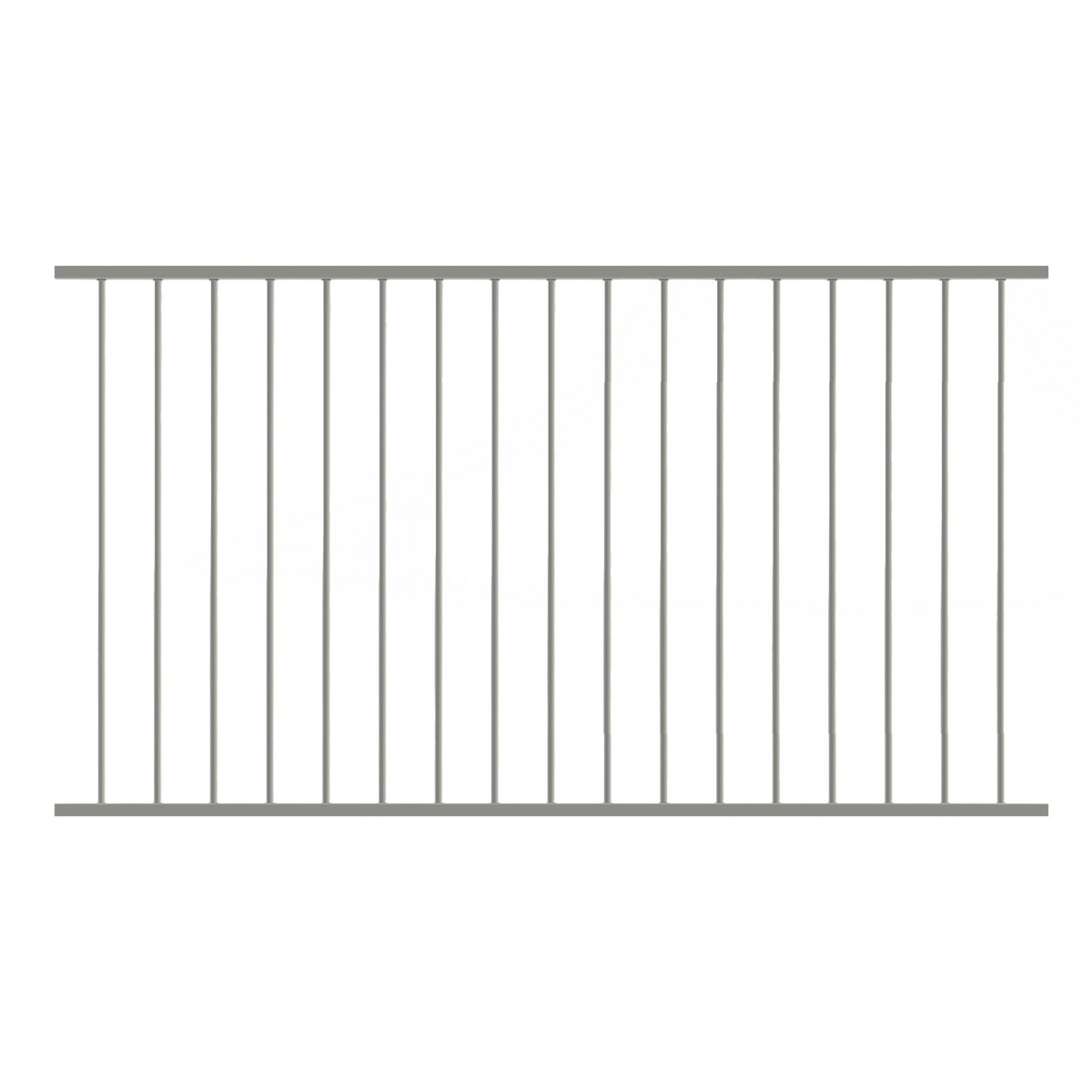 Green Land hegnselement til haven, hvid aluminium