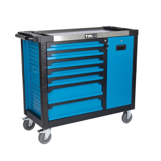 Timco værktøjsvogn med værktøj 7+1 skuffer 275 dele
