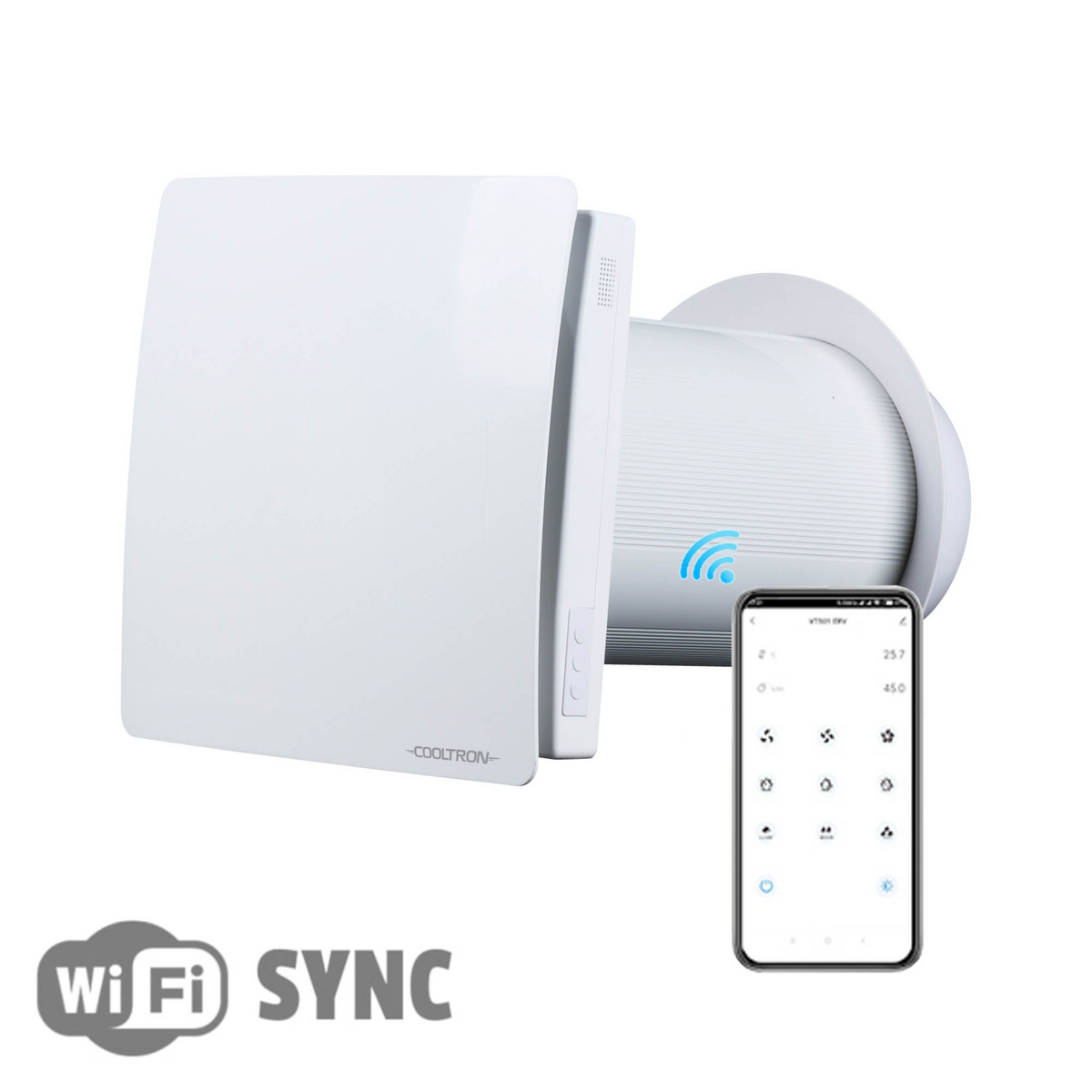 Cooltron ventilationsenhed med varmegenvinding Reco 60 SYNC WIFI