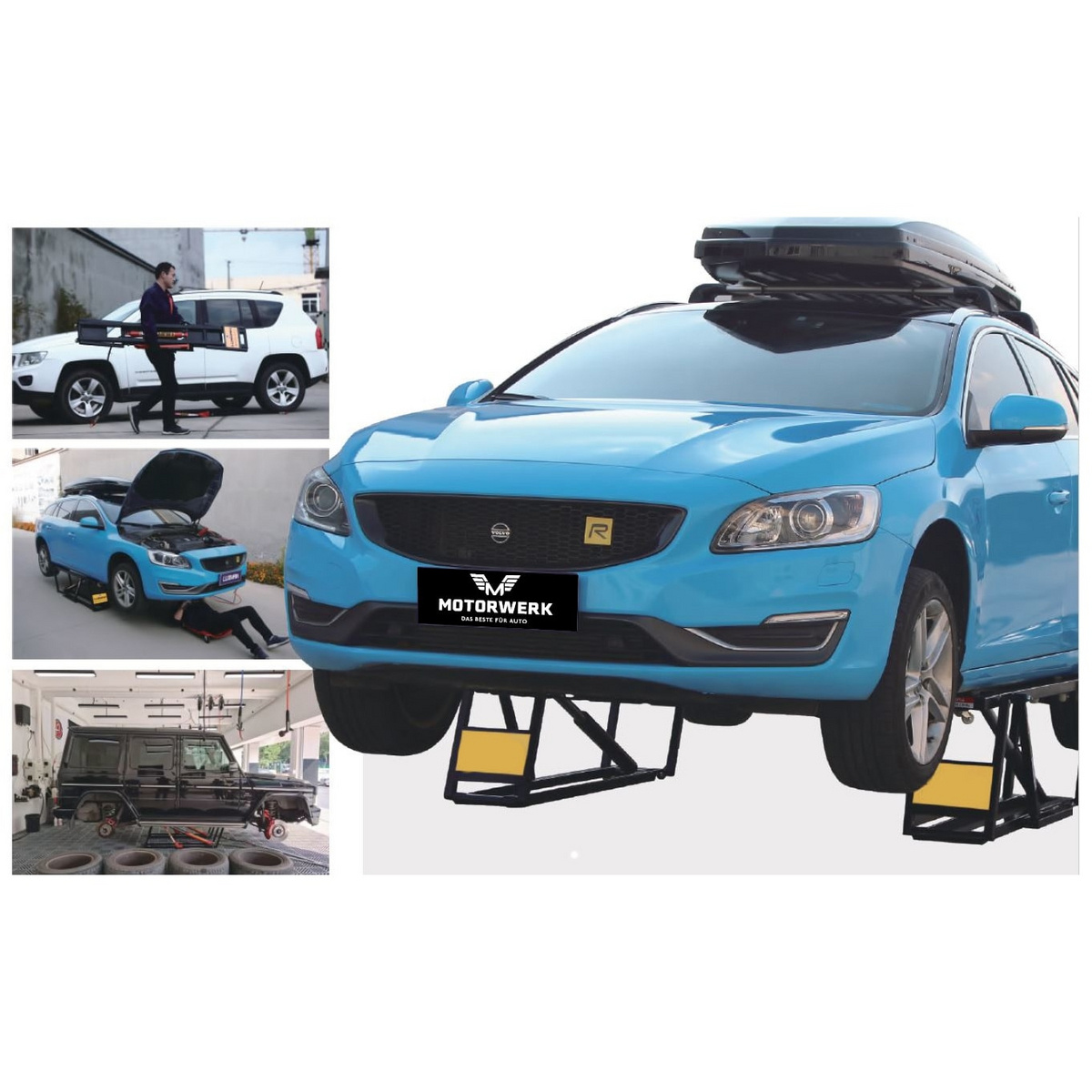 Motorwerk bærbar billift 3500 kg 230 V