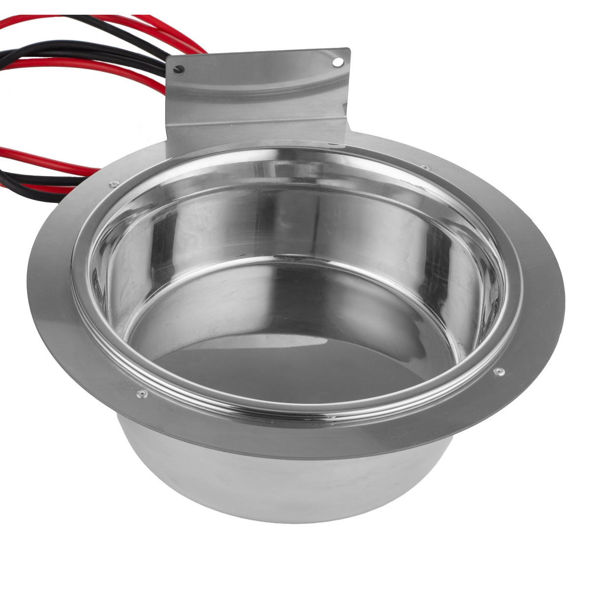 Ranch opvarmet hundevandskål 2,7 l rustfrit stål