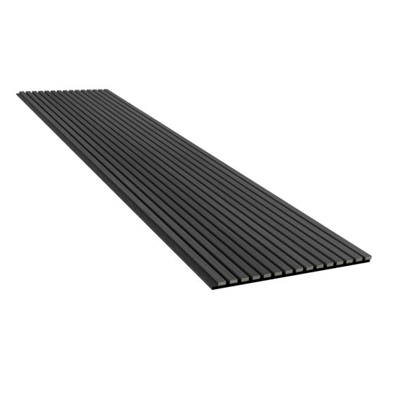 Evella akustikpanel i træfiner VN40 2400x600 mm sort eg