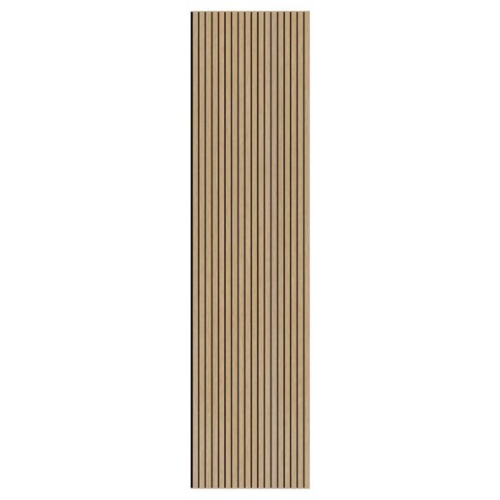 Evella akustikpanel i træfiner Slim Line 2650x594 mm eg